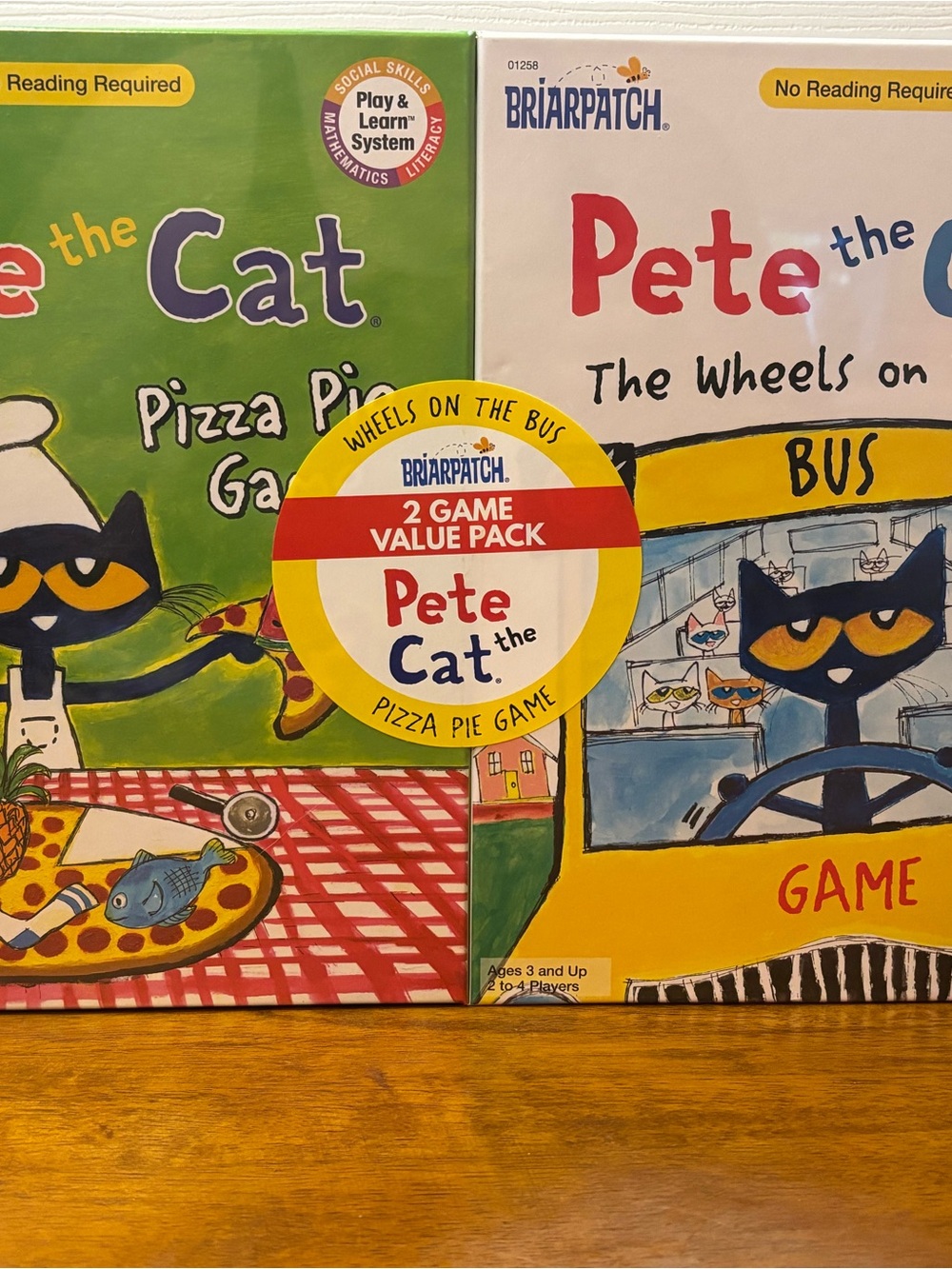 Briarpatch Pete the Cat 2-Game Value Pack - Blue & Yellow